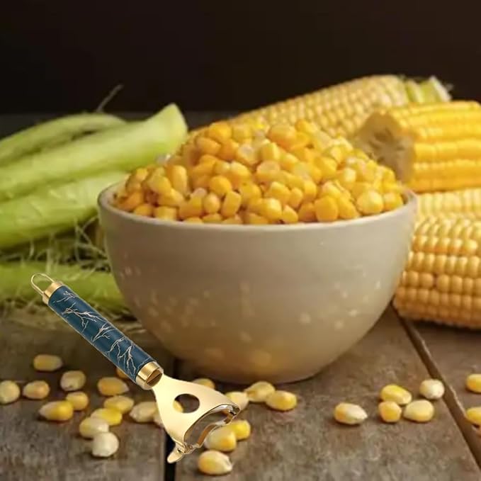 Cobb Gobbler corn peeler, 2025 New Cobb Gobbler Corn Peeler,Cobb Gobbler grain thresher, labor-saving and fast Cobb Gobbler labor-saving corn peeler, corn cob peeling tool (Silver(2Pcs))