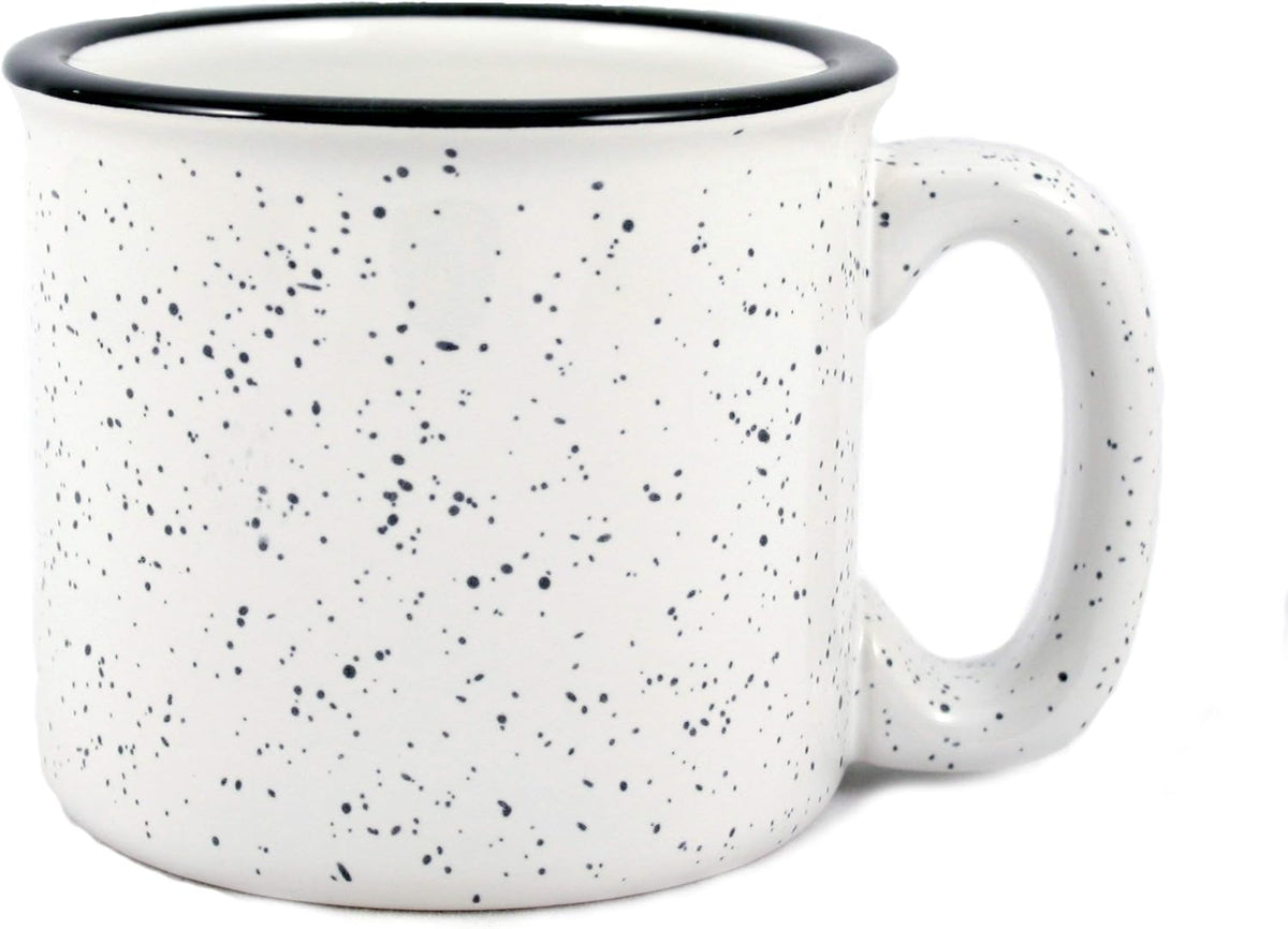 Ceramic Campfire Mug, 15oz - Set of 4 (White)