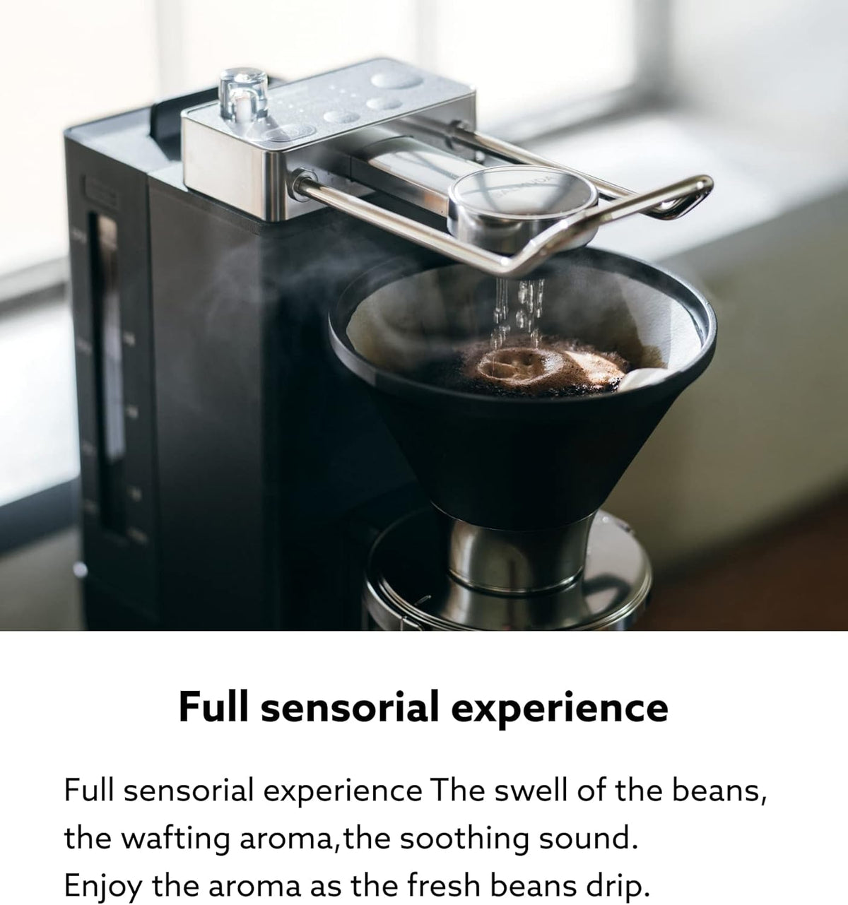 BALMUDA The Brew | Automatic Pour Over Coffee Maker | Clear Brewing Method | Precise Temperature Regulation | Three Brewing Modes: Regular, Strong, Iced | Compact Design | US Version