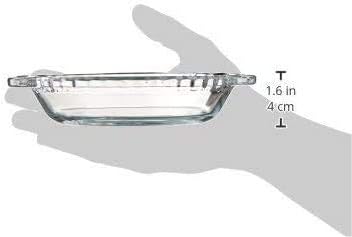 Anchor Hocking Mini Pie Plate Oven Basics, Glass, 6-Inch, Clear