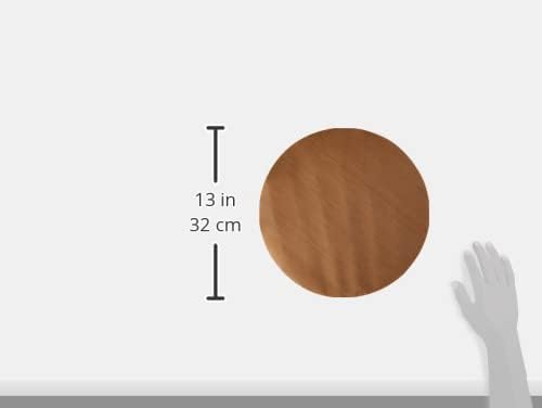 Bake-O-Glide Reusable Non-Stick Pre Cut Circles, Woven Glass Fabric Coated in 100% PTFE, Brown, 12-Inch