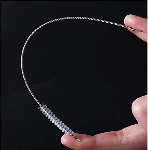 Drinking Straw Cleaner Brush 48 Pack.Extra Long 9.3 inch Pipe Cleaners, Straw Cleaning Brush for Tumbler, Sippy Cup, Bottle and Tube,230x10mm Reusable Metal Straw Cleaning Brush in Bulk (48Pack)