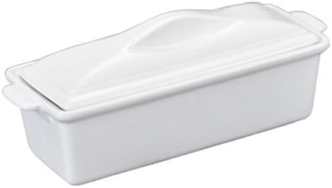 EBM Ceramic White Terrine, Large