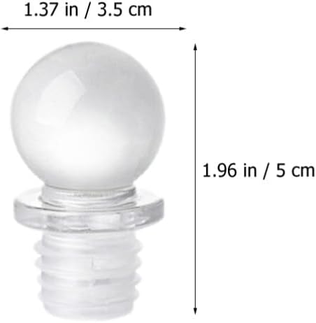 UPKOCH 24pcs Glass Stoppers for Wine Perfume Convenient Sealing Caps Portable Versatile Design Great for Home Decor Freshness Maintenance for Bottles