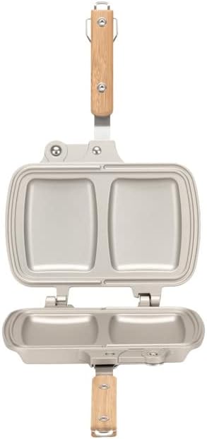 Snow Peak Tramezzino Sandwich Maker, Stainless Steel, Rectangular, Polished