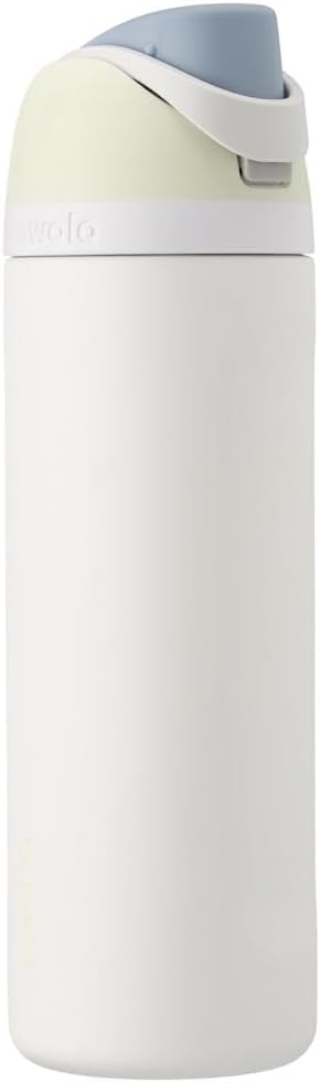 Owala FreeSip Insulated Stainless Steel Water Bottle with Straw for Sports, Travel, and School BPA-Free Sports Water Bottle, 24 oz, Iced Breeze