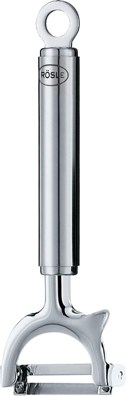 Rösle Stainless Steel 1.5-inch Wide Crosswise Swivel Peeler