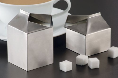 American Metalcraft MCC500 Stainless Steel Milk Carton Creamer Dispenser, Silver, 5-Ounce