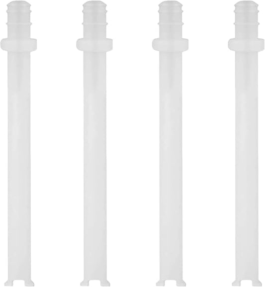 (4 pack) 162416-000-000 Silicone tube Milk Frothing Silicone Pipe Tube Compatible for Mr Coffee BVMC-ECMP1000 BVMC-ECMP1000RB BVMC-ECMP1102 BVMC-ECMP1106 Espresso Maker Milk foam straw