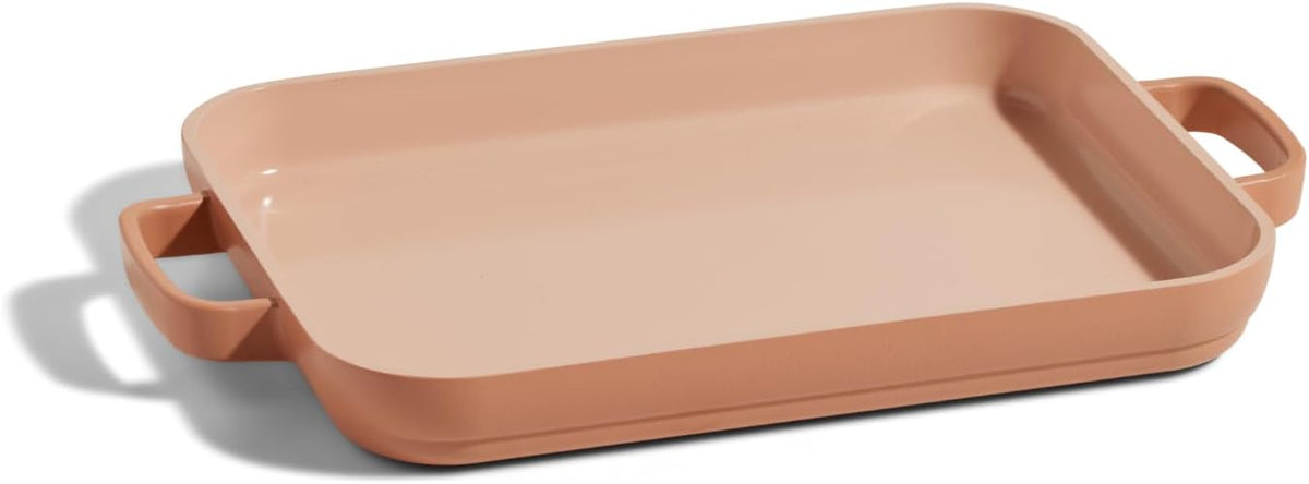 Our Place Mini Griddle Pan - 2 Quart Nonstick Ceramic Sheet Pan & Stovetop Griddle with Handles | Toxin-Free Cast Aluminum | Oven Safe up to 450°F | Spice