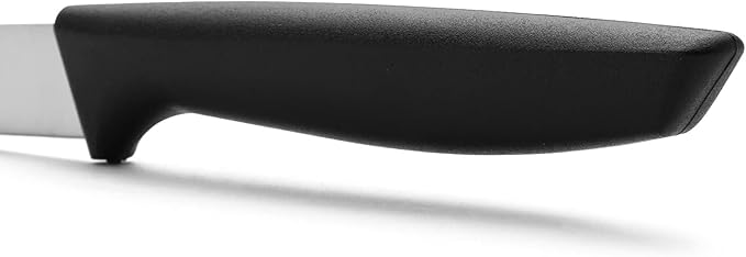 Arcos Vegatable Knife 4 Inch Stainless Steel. Professional Vegetable Knife for Peeling Fruits and Vegetables. Ergonomic Polyoxymethylene Handle and 110 mm Blade. Series Niza. Color Black