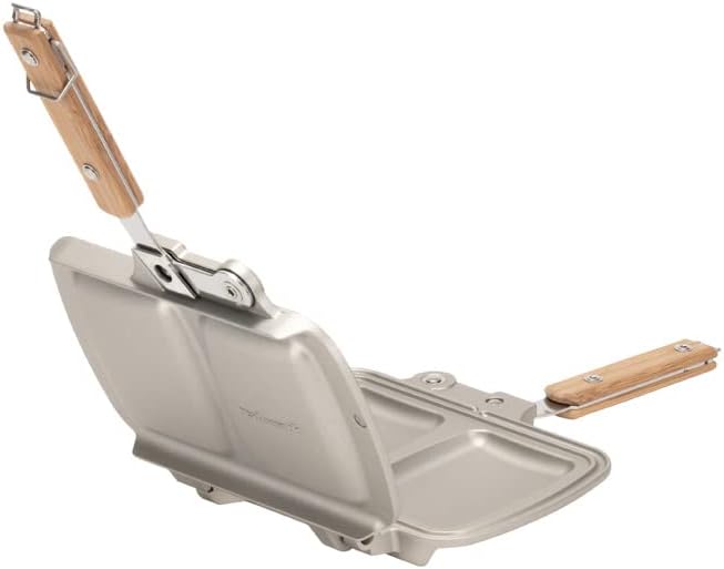 Snow Peak Tramezzino Sandwich Maker, Stainless Steel, Rectangular, Polished