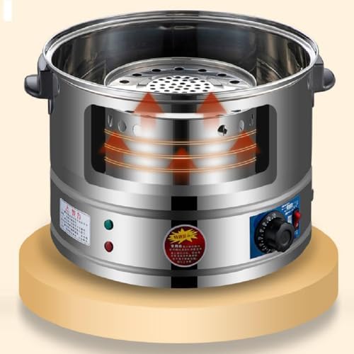 3-Tier Stainless Steel Electric Food Steamer - Automatic Heating for Healthy Cooking, Ideal for Breakfast, Meal Prep & Family Meals, Easy to Use & Clean