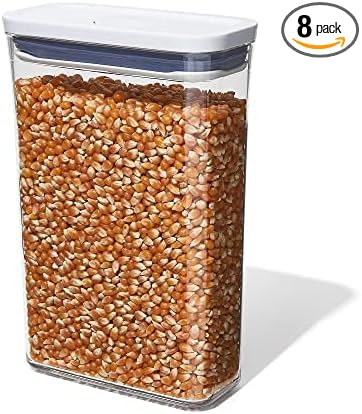 OXO Good Grips POP Container - Airtight Food Storage - 1.9 Qt for Snacks, Sugar and More (Pack of 8)