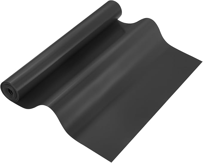 uxcell 11.8IN x 7.9FT Silicone Baking Mat Rolls, Heat Resistant Baking Mats, Non-Stick Pastry Mats, Non-Slip Countertop Mats, Refrigerator Liners Black