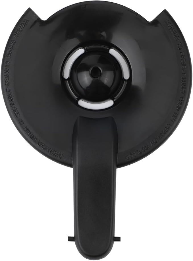 Replacement Coffee Pot Lid for Mr. Coffee Oster, Durable 12 Cup Coffee Pot Cover Carafe Top Replacement Accessories Parts for BVMC-CHX21 BVMC-CHX23 BVMC-EHX23 BVMC-EHX33CP BVMC-MVX (Black)