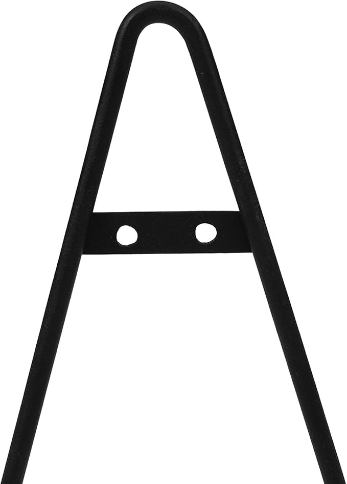 Milltown Merchants™ Metal Display Stand - Free Standing or Wall Mounted Decorative Plate Holder - Versatile Plate Hanger Stand - Black Metal Plate Stand (2 Pack, Medium)
