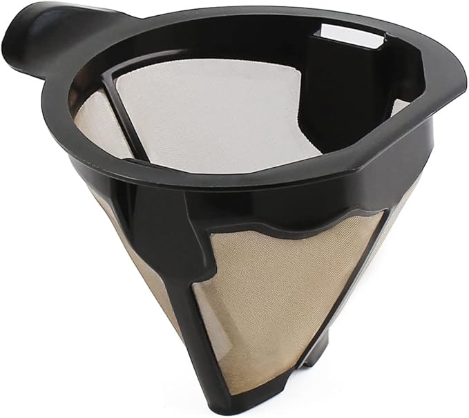 Replacement Parts 2pcs Cone Reusable Coffee Permanent Filters, Compatible with Ninja Coffee Maker CM305, CP301, CP307C,CM401