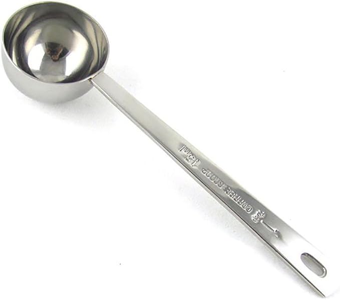 Stainless Steel 1 Tablespoon Measuring Coffee Scoop Spoon, Set of 5