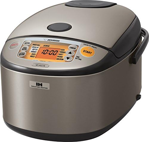 Zojirushi America CV-DCC50XT VE Hybrid Water Boiler And Warmer, 5-Liter, Stainless Dark Brown & Zojirushi NP-HCC18XH Induction Heating System Rice Cooker and Warmer, 1.8 L, Stainless Dark Gray