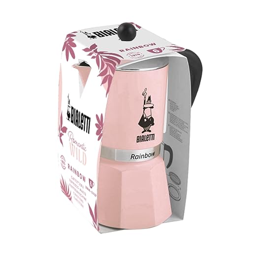 Bialetti Moka Express Rainbow (Pink, 6 Cups)