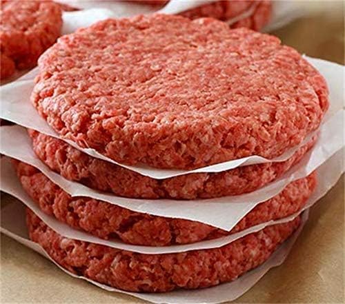 Patty Paper Sheets for 5 Inch Burger Press (400 pcs) Round Hamburger Non-Stick Heat Resistant Circle Wax Parchment Paper Maker Cook Bake Steaming Grill BBQ Barbecue Total 2000pcs(5 pack)
