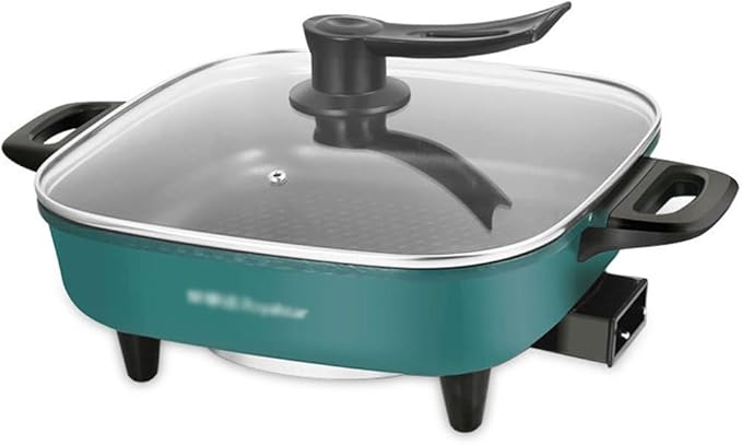 Electric Cooking Pot Multifunctional Electric Hot Pot Intelligent Electric Heating Pot Electric Wok(D)