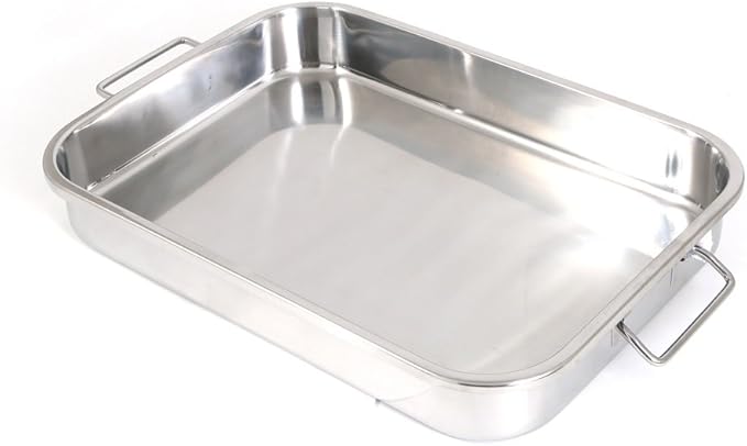 ExcelSteel 593 Roasting Pan, Stainless