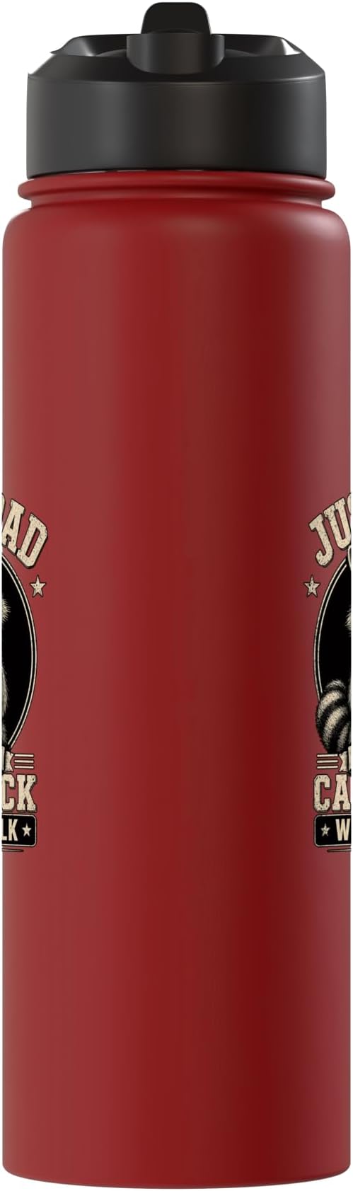 Just A Dad Who Always Came Back With The Milk Fathers Day Stainless Steel Insulated Water Bottle