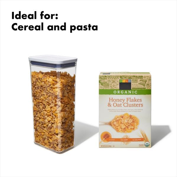 OXO Good Grips POP Container - Rectangle Tall 3.7 Qt, transparent