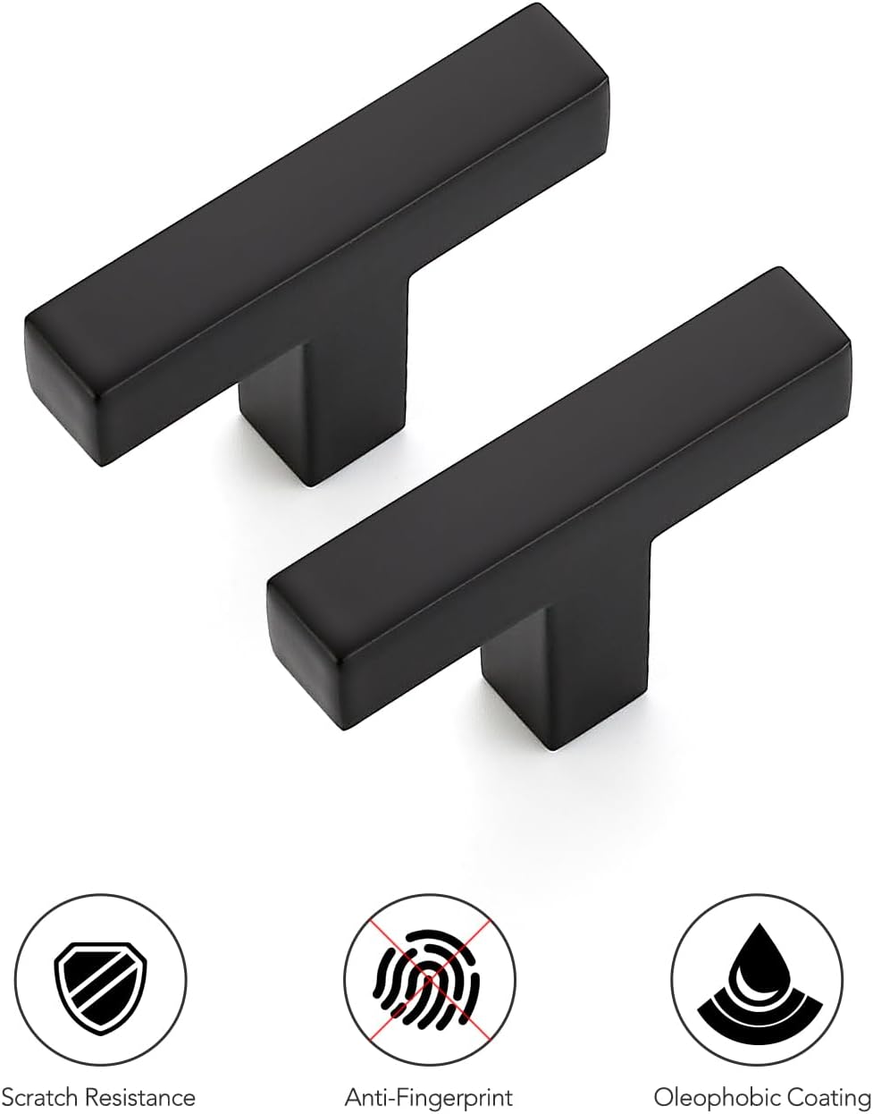 Ravinte 20 Pack Solid Single Hole Slim Square Bar Drawer Handles Kitchen Cabinet Handles Black Drawer Pulls Kitchen Cabinet Hardware Kitchen Handles Matte Black Cabinet Pulls