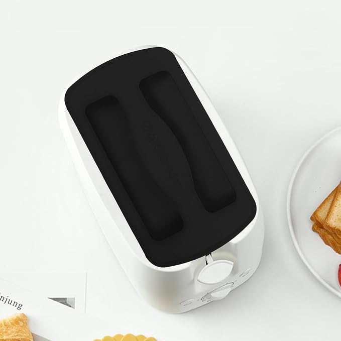 UPKOCH Bread Machine Dustproof Cover Universal Silicone Toaster Lid for 2-Slice Bread Makers Kitchen Appliance Accessory Easy Clean