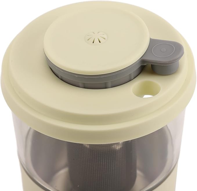 Milk Frother, 350ml Portable Electric Frother for Coffee, Automatic Milk Foamer for Latte Cappuccino Chocolate Milk Tea (Yellow)