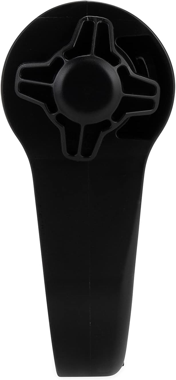 Camco Paper Towel Holder | Ideal for Compact Areas | Features Mountable Design and Adjustable Side Knob | Black (57115)