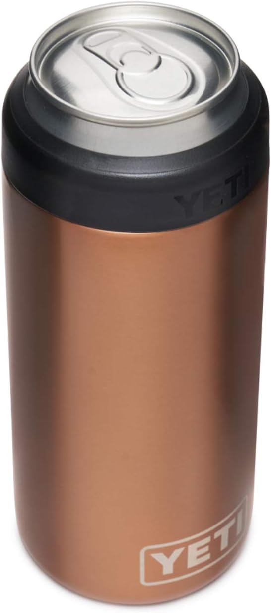 YETI Rambler 12 oz. Colster Slim Can Insulator for the Slim Hard Seltzer Cans, Copper