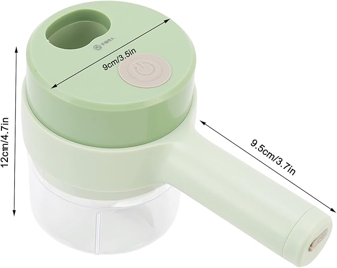 Electric Vegetable Cutter Cordless Automatic Electric Ginger Masher for Home Kitche Tool