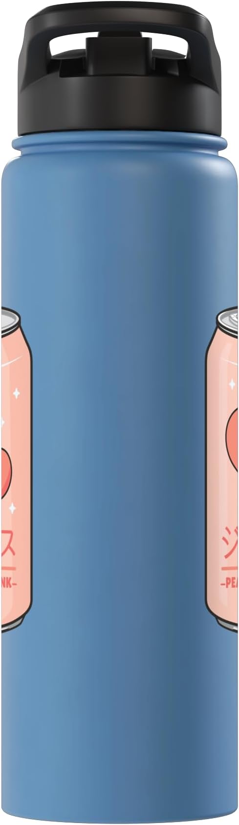 Kawaii Soft Drink Aesthetics Japanese Peach Juice Stainless Steel Insulated Water Bottle