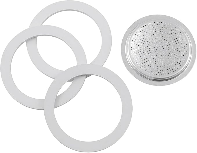 Bialetti Replacement Gasket & Filter for 6 Cup Espresso Maker