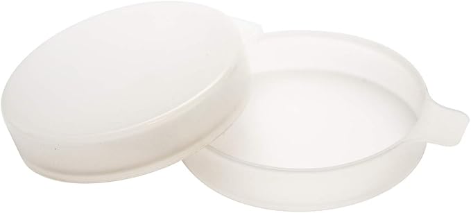 The Dairy Shoppe Glass Milk Bottle, Heavy Glass with Extra Lid, Creamery Style (1, Half Pint Decanter)