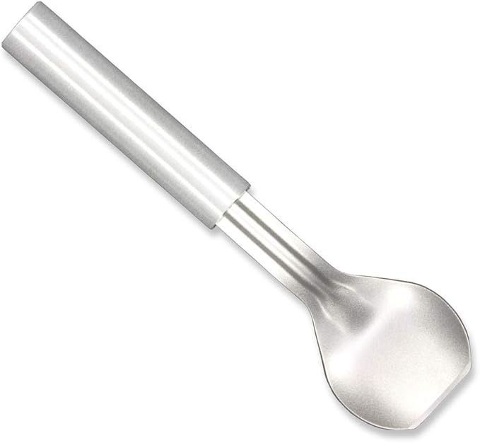 Rada Cutlery Ice Cream Scoop (R137), 2.38" x 2.38" Stainless Steel Bowl, Silver Handle