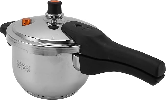 Syrisora Pressure Cooker Rapid Heating 16cm Safety Valves 304 Stainless Steel and Plastic Electric Pressure Cooker for Cooking