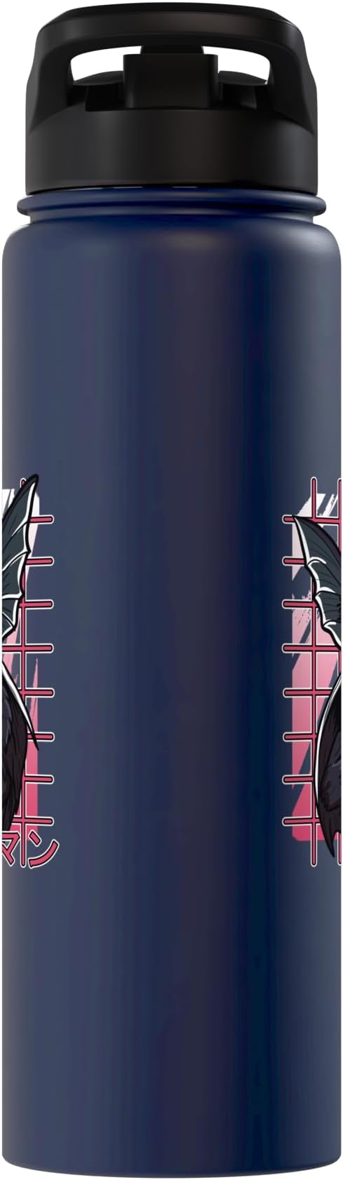 Mothman Kawaii Strawberry Milk Shake Carton Cryptids Stainless Steel Insulated Water Bottle