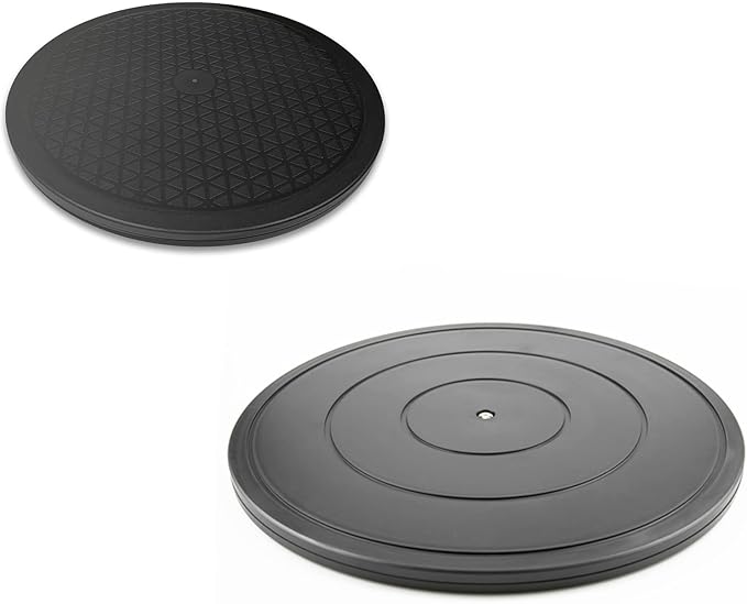 Lazy Susan Turntable Organizer - 12 Inch & 16 Inch Heavy Duty Rotating Swivel Stand
