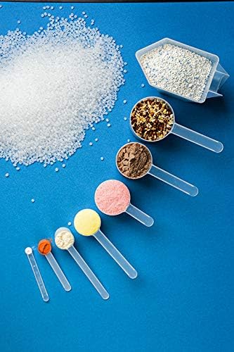 1/4 Teaspoon (1.25 mL) Long Handle Scoop for Measuring Coffee, Pet Food, Grains, Protein, Spices and Other Dry Goods (Pack of 100)