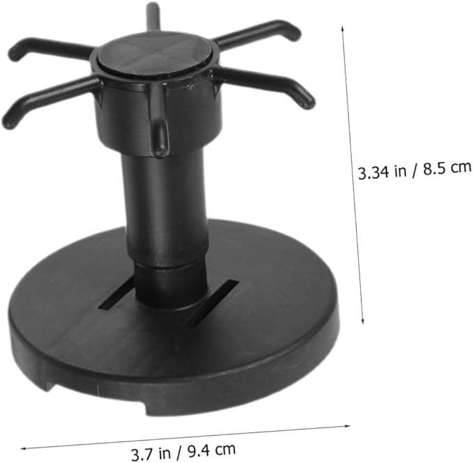 Milisten 3pcs Rotatable Kitchen Utensil Hooks Wall Mounted Plastic Hanger Set Space Saving Hanging Utensil Holder for Kitchen Organization