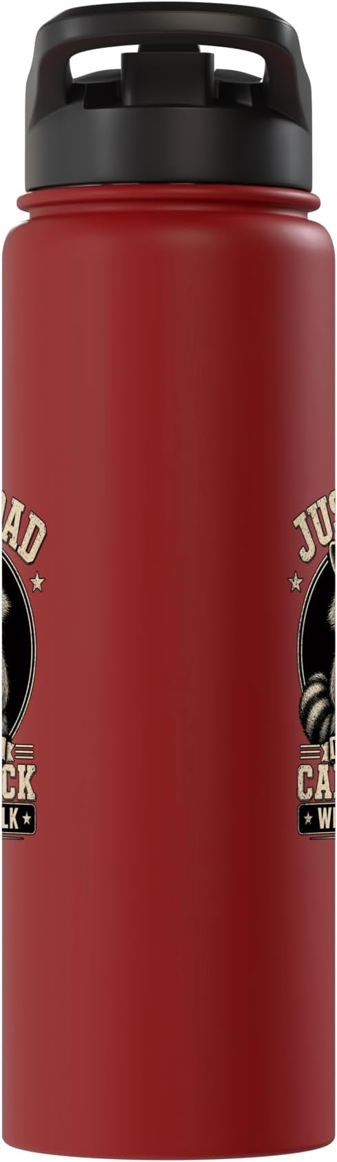 Just A Dad Who Always Came Back With The Milk Fathers Day Stainless Steel Insulated Water Bottle
