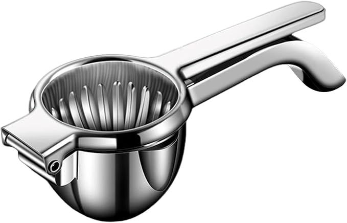 Hand Lemon Juicer, with Filter Manual Stainless Steel Large Capacity Lemonade Maker, Handheld Orange Press Juicer, for Limes Citrus Oranges Fruits Pomegranates