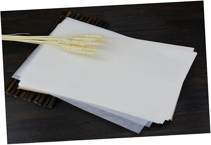 PRETYZOOM 500pcs Food Papper Baking Oil Paper Paper Baking Sheets Dehydrator Sheets Non Stick Mat for Drying Food