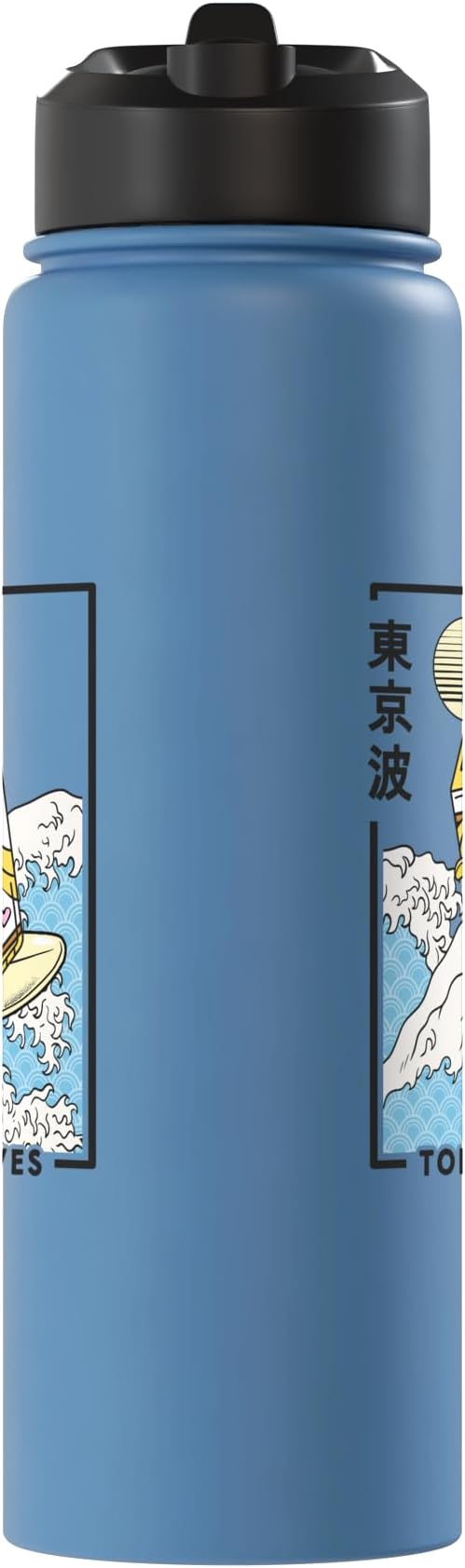 Banana Milk Carton Japanese Wave Anime Kids Kawaii Aesthetic Stainless Steel Insulated Water Bottle
