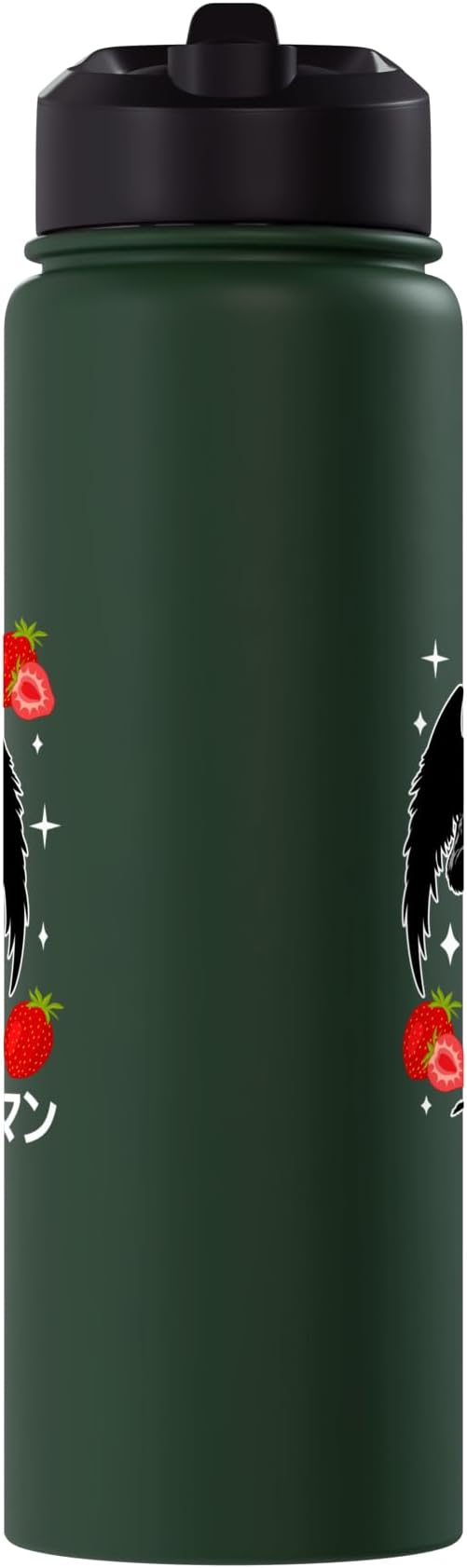 Mothman Kawaii Strawberry Milk Shake Carton Stainless Steel Insulated Water Bottle